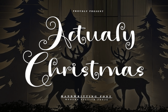 Actualy Christmas: A Timeless Handwritten Font for Branding