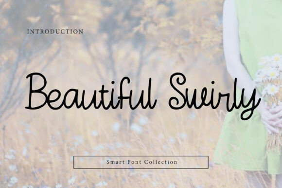 Beautiful Swirly Font for Elegant Web Design