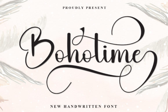Bohotime: A Script Handwritten Font for Modern Web Design