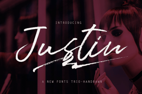 Branding with Justin Trio: A Raw Hand-Drawn Typeface