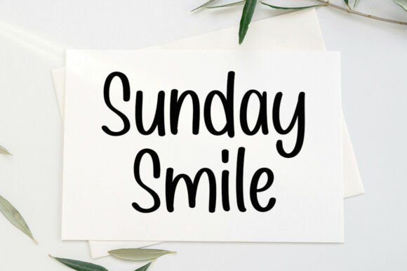 Bringing Joy to Branding with the Sunday Smile Typeface