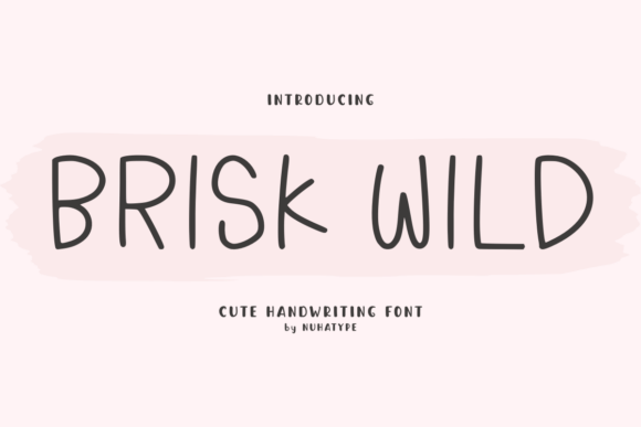 Brisk Wild Font: A Designer's Take on Handwritten Branding