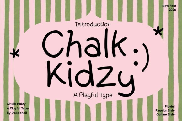 Chalk Kidzy: A Playful Script Handwritten Font for Campaigns