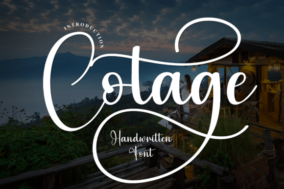 Cotage: The Script Handwritten Font for Viral Marketing