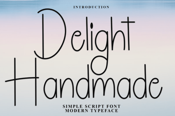 Delight Handmade: A Festive Typeface for Holiday Branding