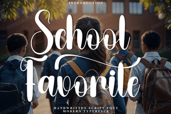 Designing Festive Headers with School Favorite Typeface