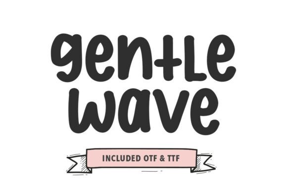 Gentle Wave: A Bold Script Font for Authentic Branding