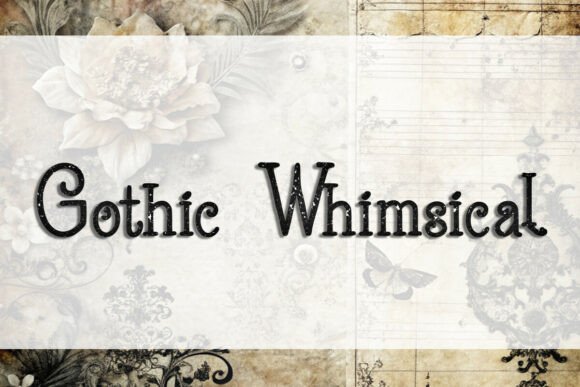 Gothic Whimsical Font for Polished Small Business Branding