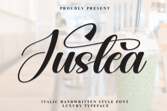 Justea: A Playful Script Font for Modern Branding
