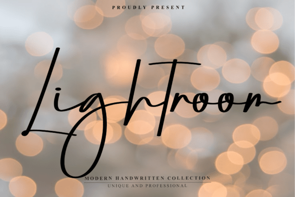 Lightroom: A Bold Script Handwritten Font for Campaigns