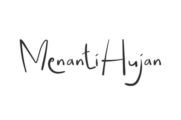 Menanti Hujan Font Review for Modern Makers