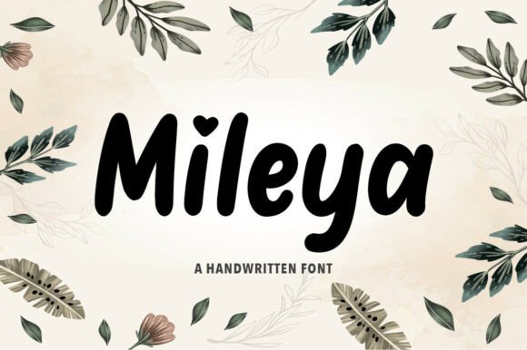 Mileya: The Bold Script Font for Modern Branding