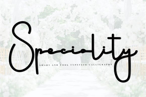 Specialty: The Bold Script Font for Scroll-Stopping Marketing