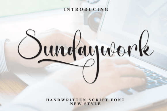 Sundaywork: The Script Handwritten Font for Makers