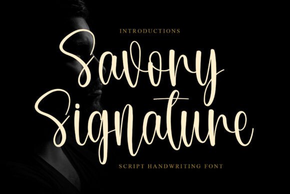 Transform Your Brand with Savory Signature Typeface
