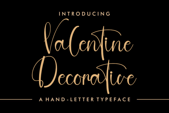 Valentine Decorative: The Ultimate Script Font for Romance