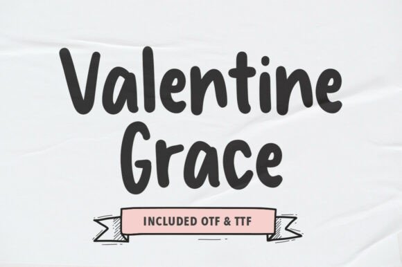 Valentine Grace: A Bold Script Typeface for Joyful Editorial Design