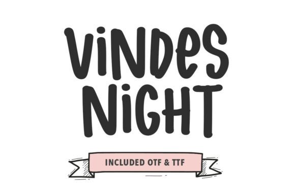 Vindes Night Typeface for Bold Branding Projects